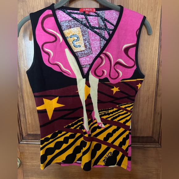 Noun Paris Abstract Tank Top in Size M - Picture 1 of 6